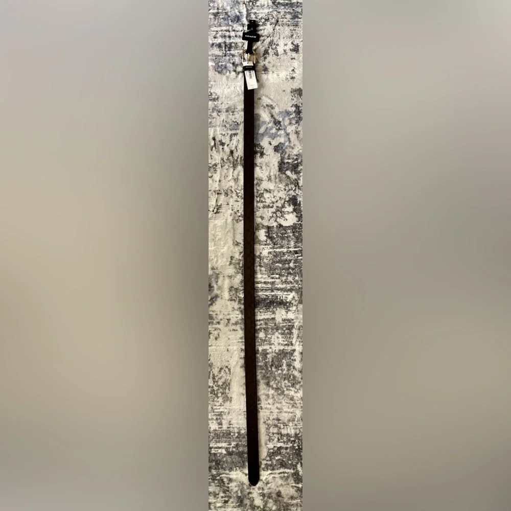 BUNDLE DEAl‼️ Coach Classic Belt Signature Canvas/Coach Pouch Signature Canvas - Picture 4 of 15